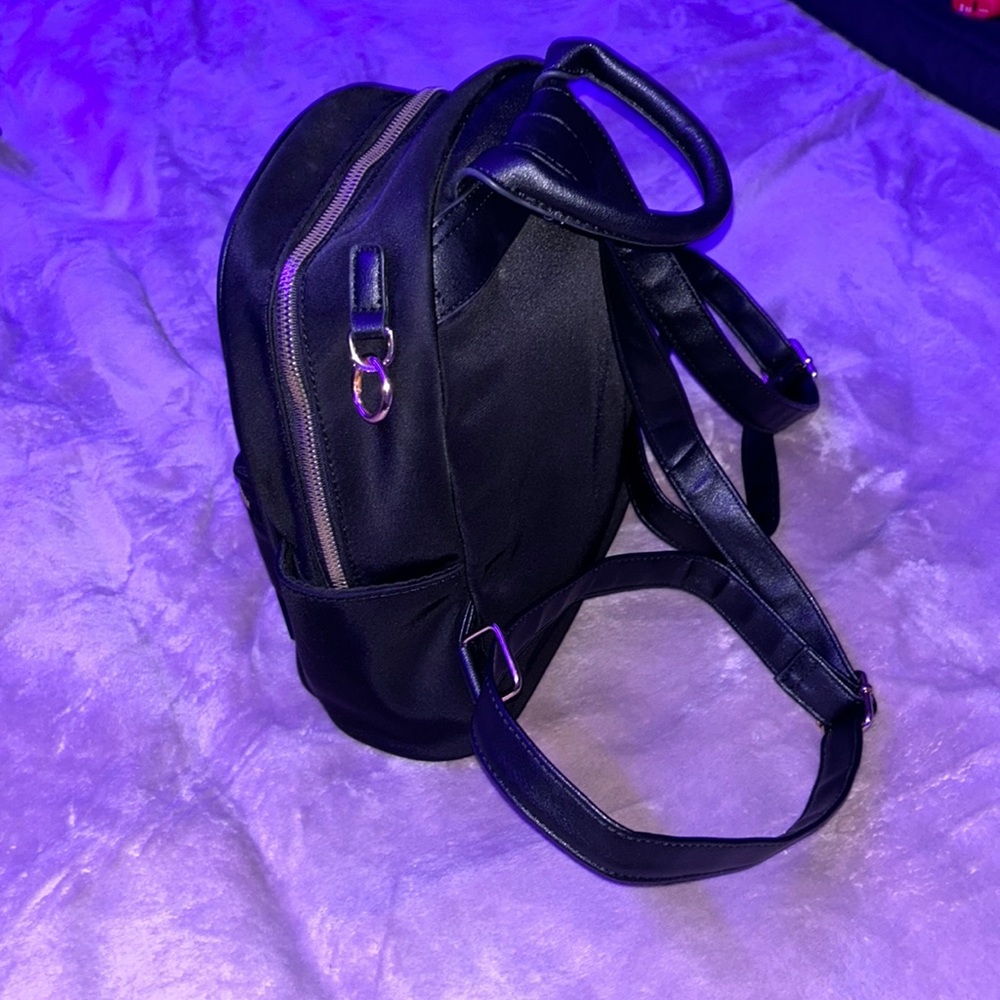 Black tiny backpack